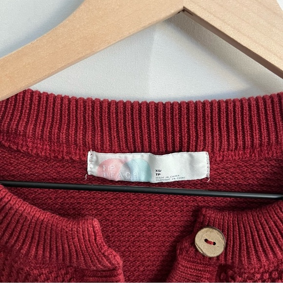 Free People Hailee Sweater Set in Red - Picture 6 of 9